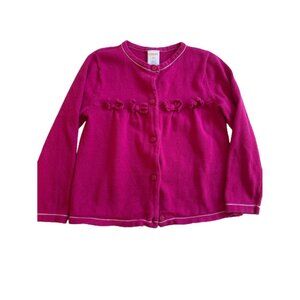 Gymboree Pink Bow Sweater Cardigan 4T